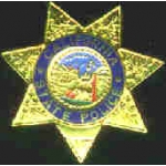 California State Police Badge Pin